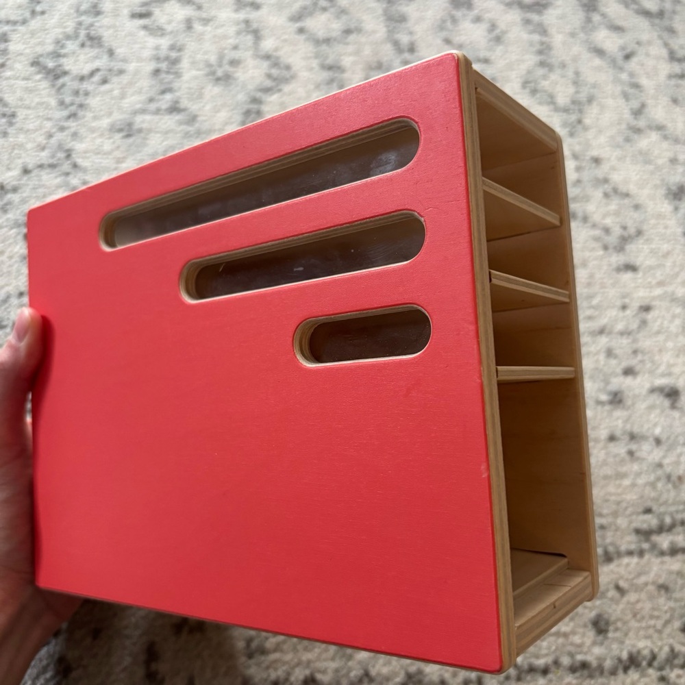 Lovevery Count & Slide Ring Toy BOX ONLY Montessori
